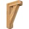 Ekena Millwork Traditional Craftsman Rough Sawn Bracket w/ Offset Brace, Western Red Cedar, 8"W x 26"D x 38"H BKT0806X26X38TRA04RWR - alternate 1